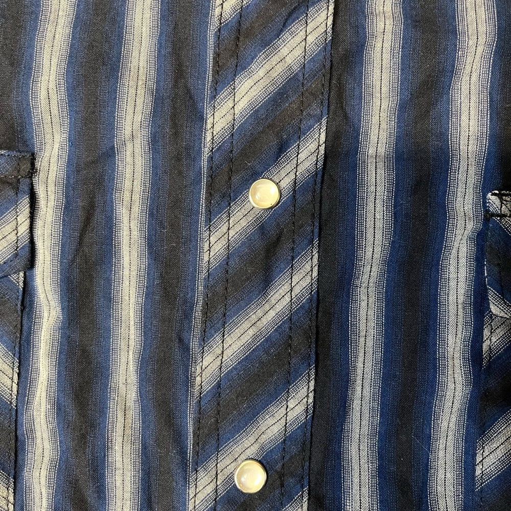 Vintage Wrangler Pearl Snap Button Down - image 2